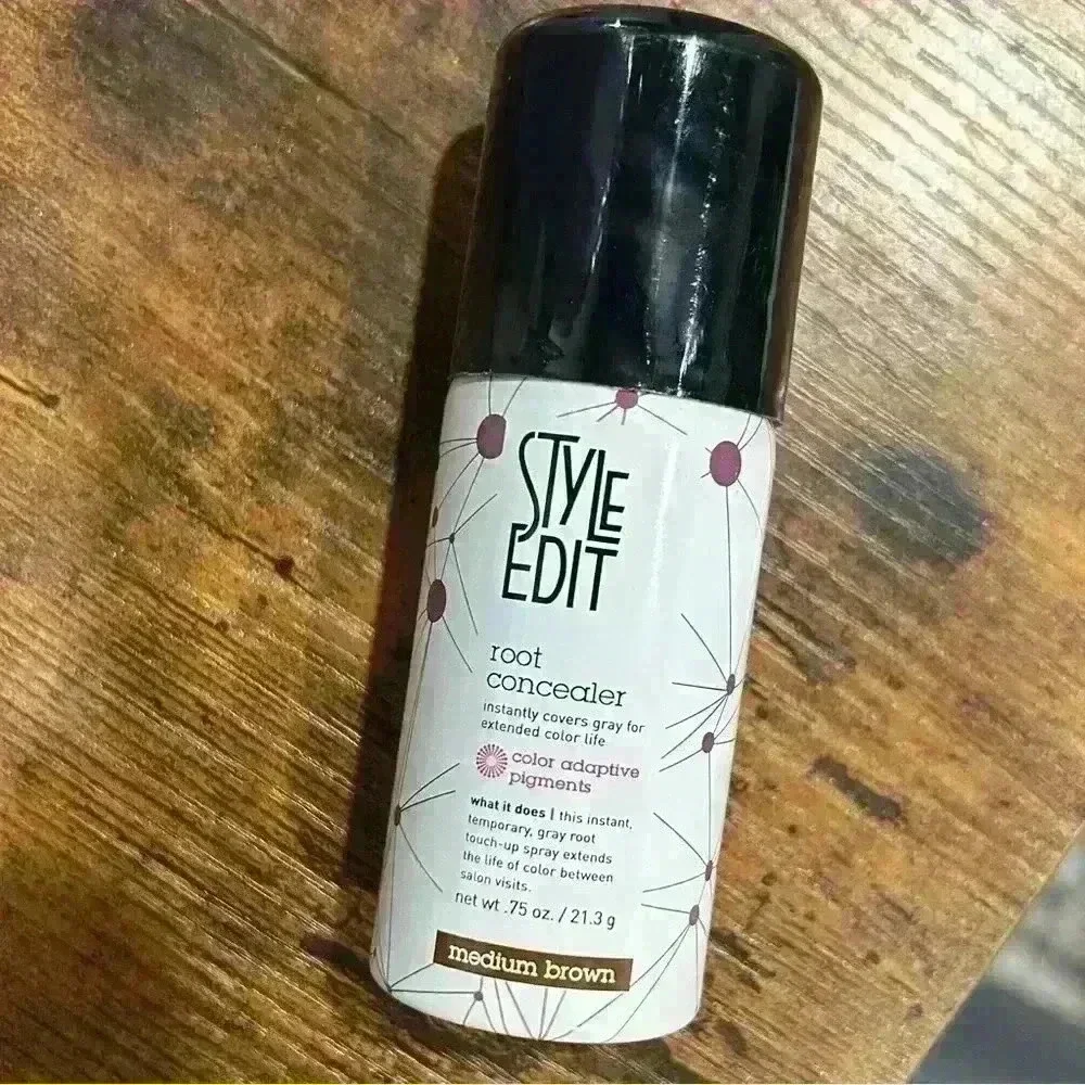 Style Edit Root Concealer Washable Touch Up Spray .75oz Travel Size Medi…